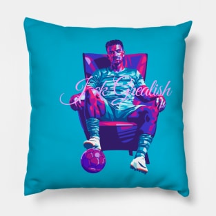 Jack Grealish in blue Pillow