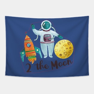 To the Moon Tapestry