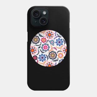 Happy Color Suzani Inspired Pattern Phone Case