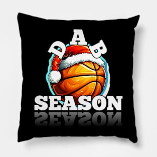 Basketball Christmas Dab Pillow