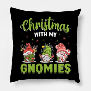 Christmas With My Gnomies Christmas Day December 25 Pillow