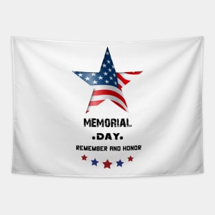 Memorial Day American flag . Happy Memorial Day party Tapestry