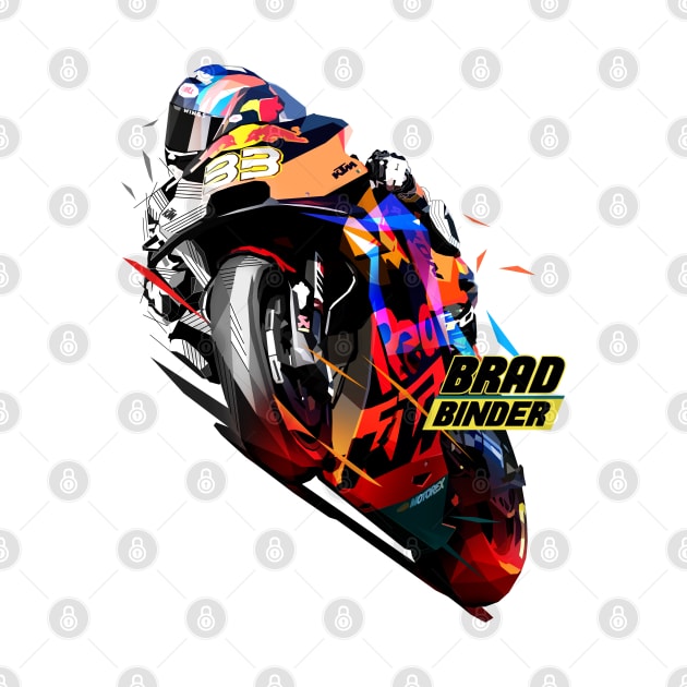 Brad Binder Low Poly by pxl_g