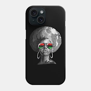 Black Queen Afro Woman Phone Case