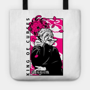 anime curse flowers Tote