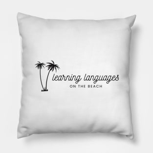 Learning Languages on The Beach Pillow