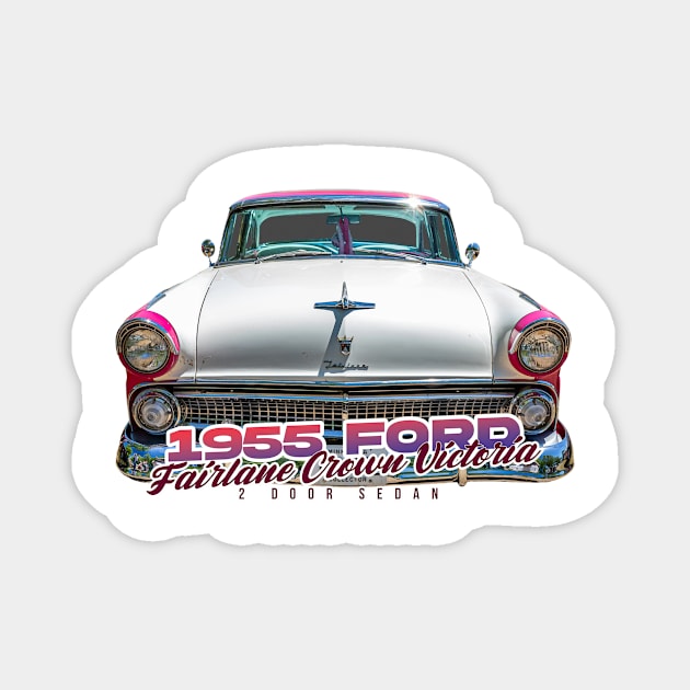 1955 Ford Fairlane Crown Victoria 2 Door Hardtop Magnet by Gestalt Imagery