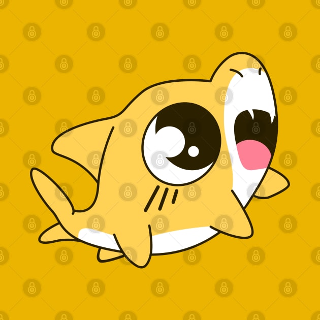 Yellow Baby Shark by JonWKhoo