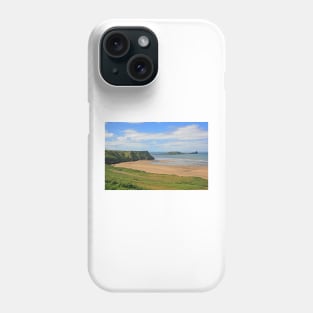 Gower Peninsula, Rhossili Beach & Worm's Head Phone Case