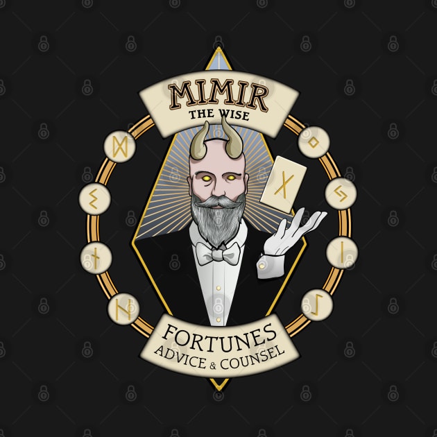 Mimir The Fortune Teller by Padzilla Designs