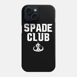 Spade Club Classic Tee - Light Print Phone Case