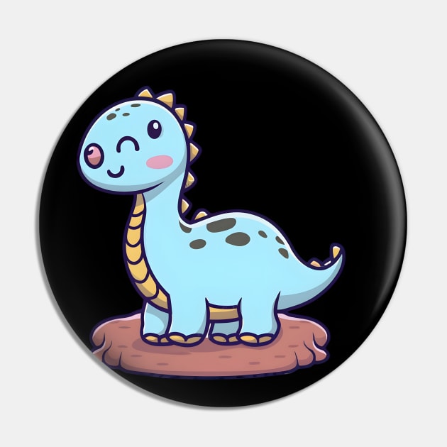 Cute Kawaii baby dinosaur Pin by Spaceboyishere