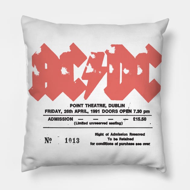 point theatre dublin Pillow by psychedelic skull