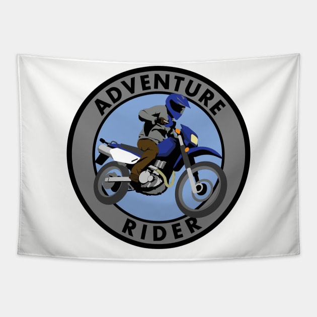 Adventure Rider Dual Sport Tapestry by BadgeWork