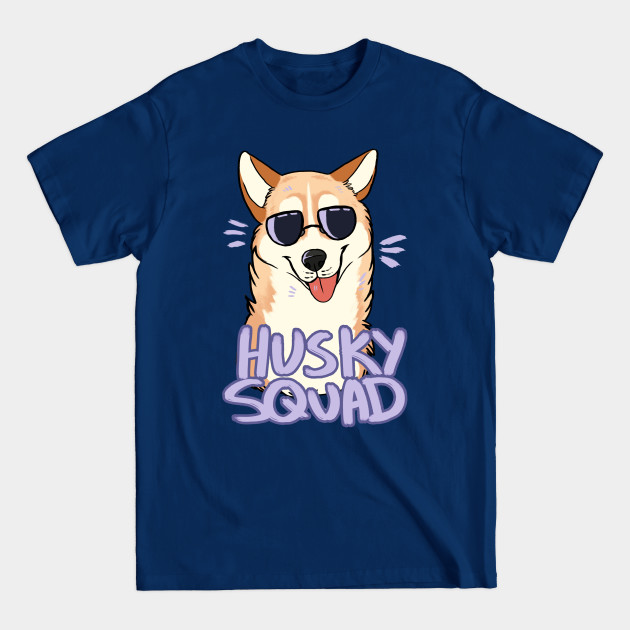 Disover HUSKY SQUAD (light red) - Siberian Husky - T-Shirt