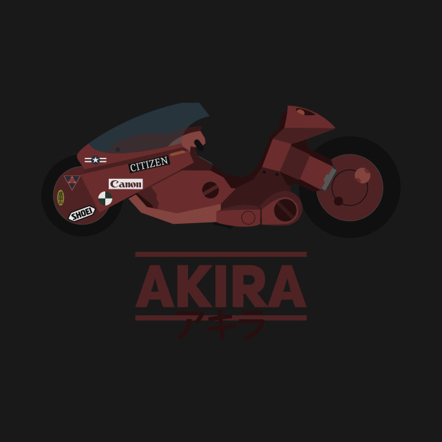 Disover Akira - Kaneda's Bike flat design - Akira - T-Shirt