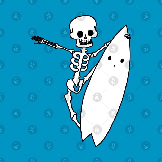 Skull Surfer by dankdesigns