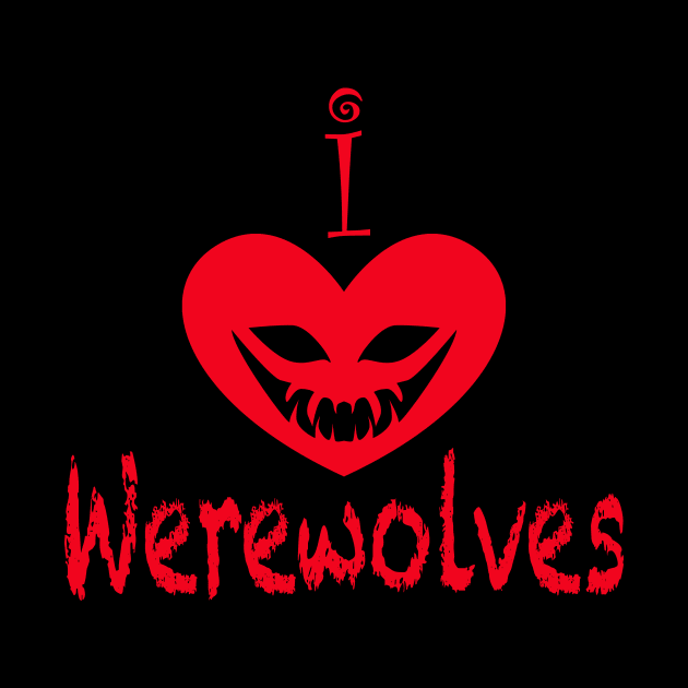 I Heart Werewolves by Wickedcartoons