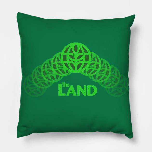 EPCOT The Land Repeating Logo Pillow by ThisIsFloriduhMan