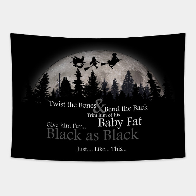 Hocus Pocus Thackery Binx Cat Spell Hocus Pocus Tapestry