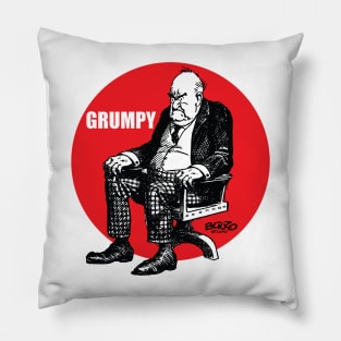 Grumpy 1 On Red Pillow