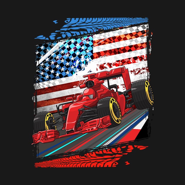 Formula USA Racing Circuit Car Map Grand Prix Race by soufyane