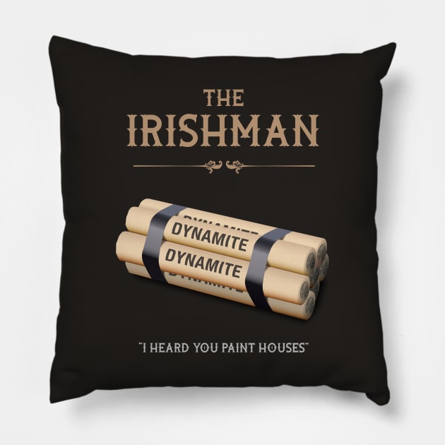 The Irishman - Alternative Movie Poster Pillow by MoviePosterBoy