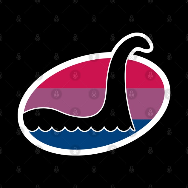 Bisexual Nessie Cryptid Pride by Nerd Trinkets