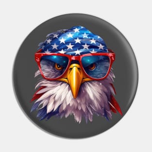 American Eagle Biker Pin