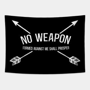 Isaiah 54:17 No Weapon Formed Against Me Shall Prosper Bible Verse Tapestry