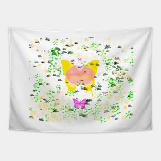 Halloween butterfly in love Tapestry