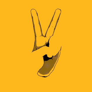 Peace, victory, either/or/neither T-Shirt