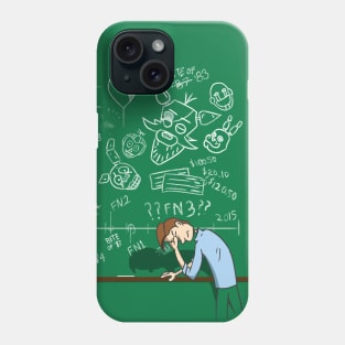 chalkboard bob Phone Case