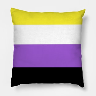 Non Binary Flag Pillow