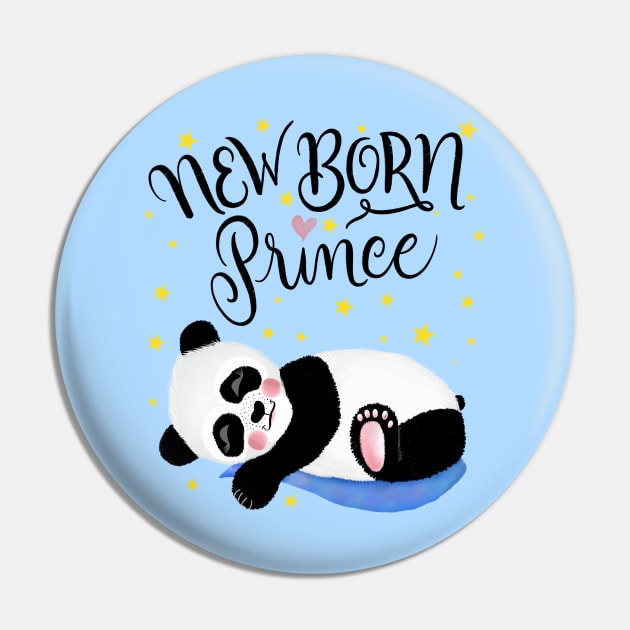 Baby Panda for boys Pin by CalliLetters