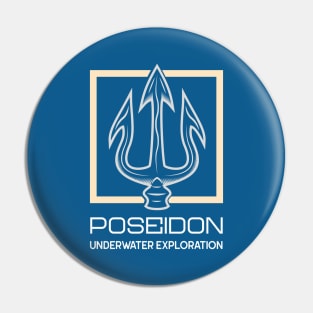 Poseidon Underwater Exploration Pin