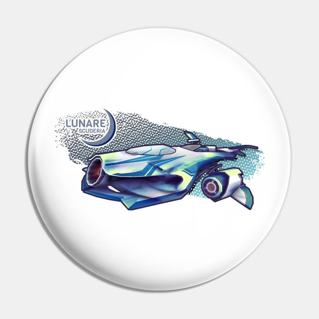 Redout - Graphic Lunare Scuderia Pin by 34bigthings