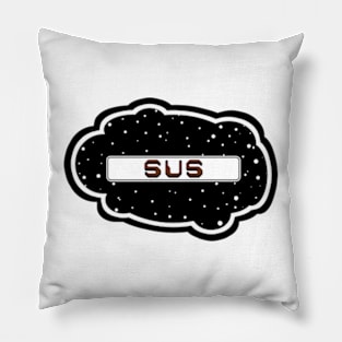 Brown Sus! (Variant - Other colors in collection in shop) Pillow