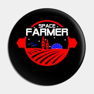 Space Farmer Pin