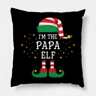 I'm The Papa Elf Matching Family Christmas Pajama Pillow