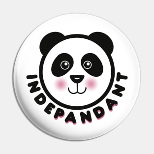 Indepandant Panda Pun Pin