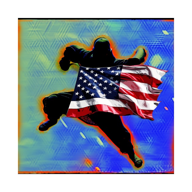 Orange American Ninja by TriForceDesign