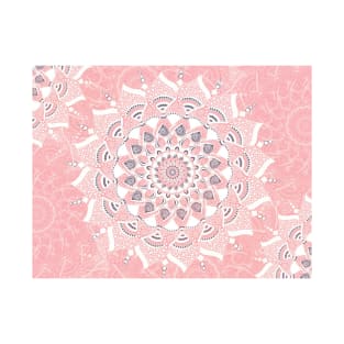 Pink flower mandala T-Shirt