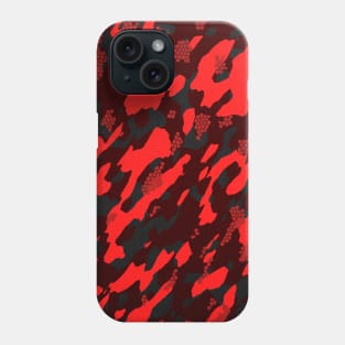 Camouflage - Red Phone Case