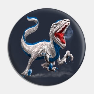 Patriotic Velociraptor Pin