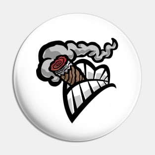 Cigarette mouth Pin