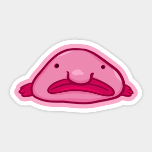 Blob Fish Sticker for Sale by SillyFun