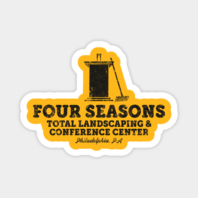 Four Seasons Total Landscaping and Conference Center (Dark) Magnet by Zachterrelldraws