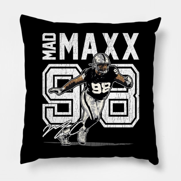 Mad Maxx Run Pillow by RichyTor