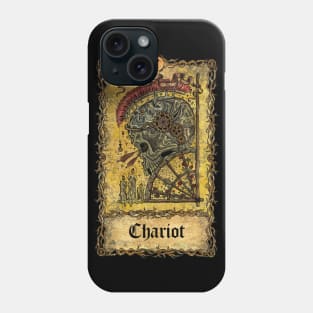 Chariot. Eternal Bones Tarot (Colorful) Phone Case